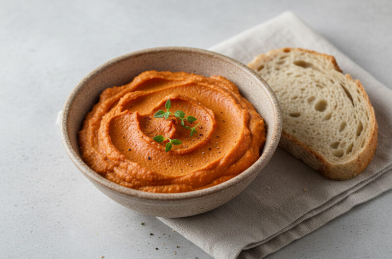 Veganer Karotten-Tomaten-Aufstrich